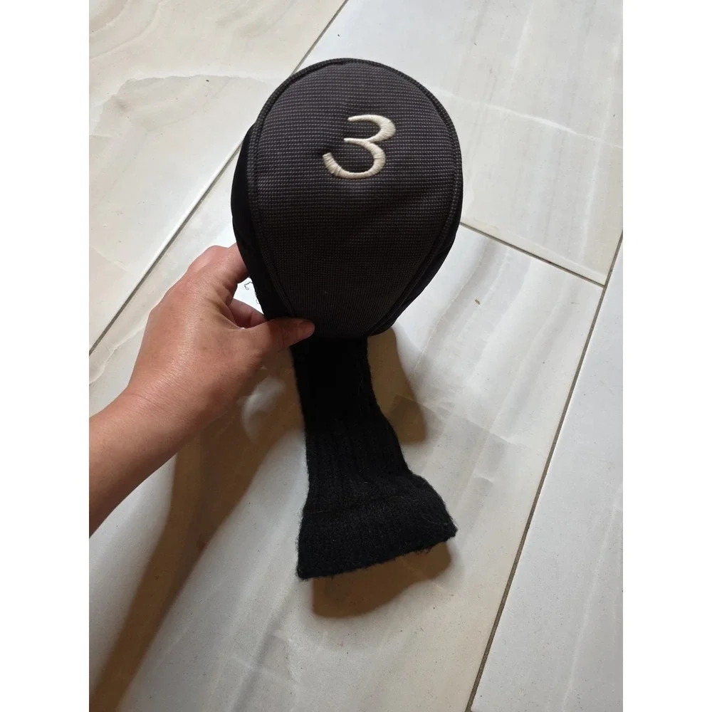 3 IRON FUZZY SOCK HEADCOVER BLACK RH‎ OR LH